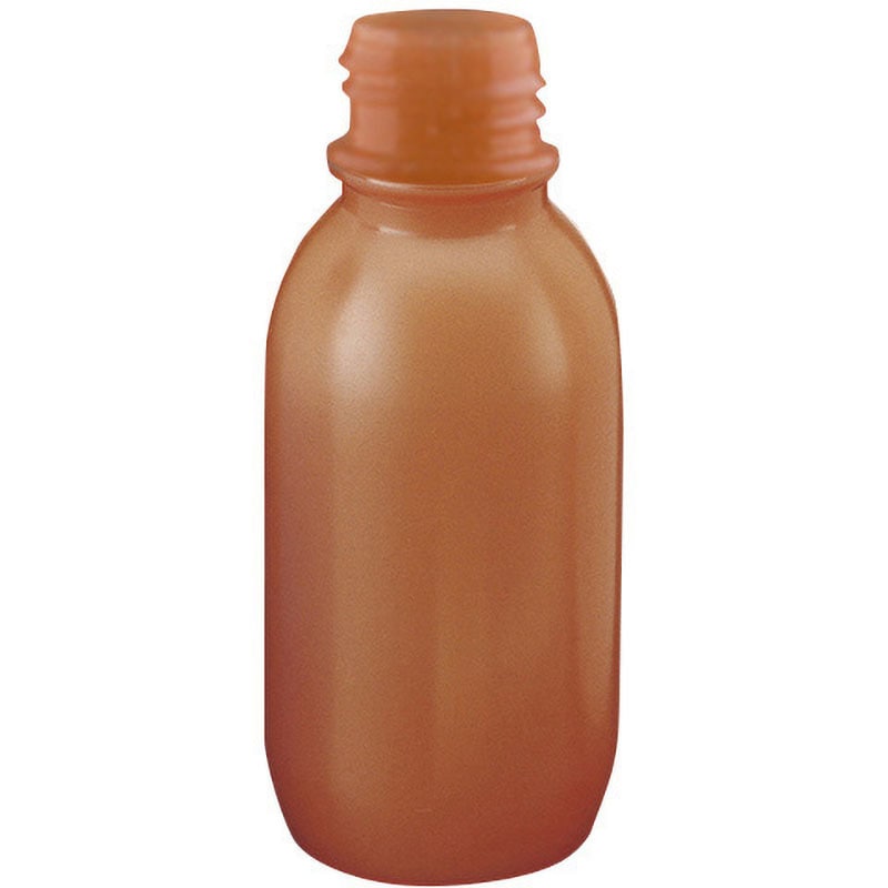 1-161 シャトル瓶100 茶 1-161(100ML)50イリ 1箱 馬野化学容器 【通販モノタロウ】