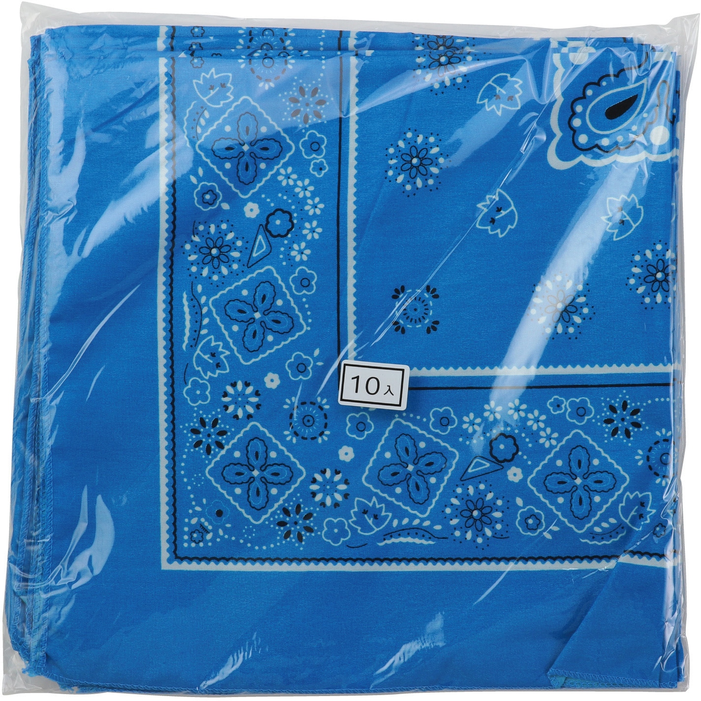 18169 バンダナ 10枚組 アーテック[学校教材・教育玩具] 青色 寸法550