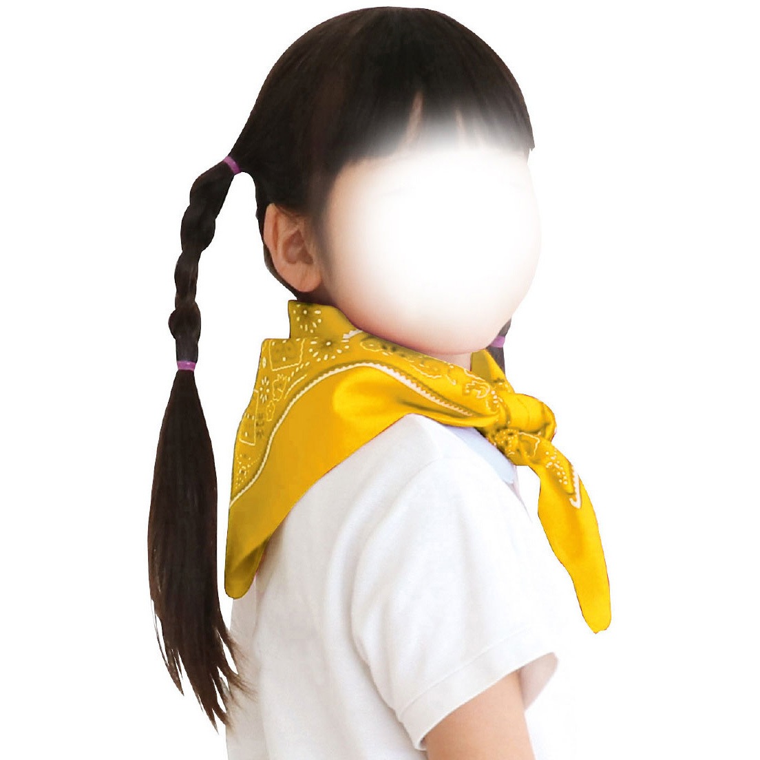 18172 バンダナ 10枚組 アーテック[学校教材・教育玩具] 黄色 寸法550