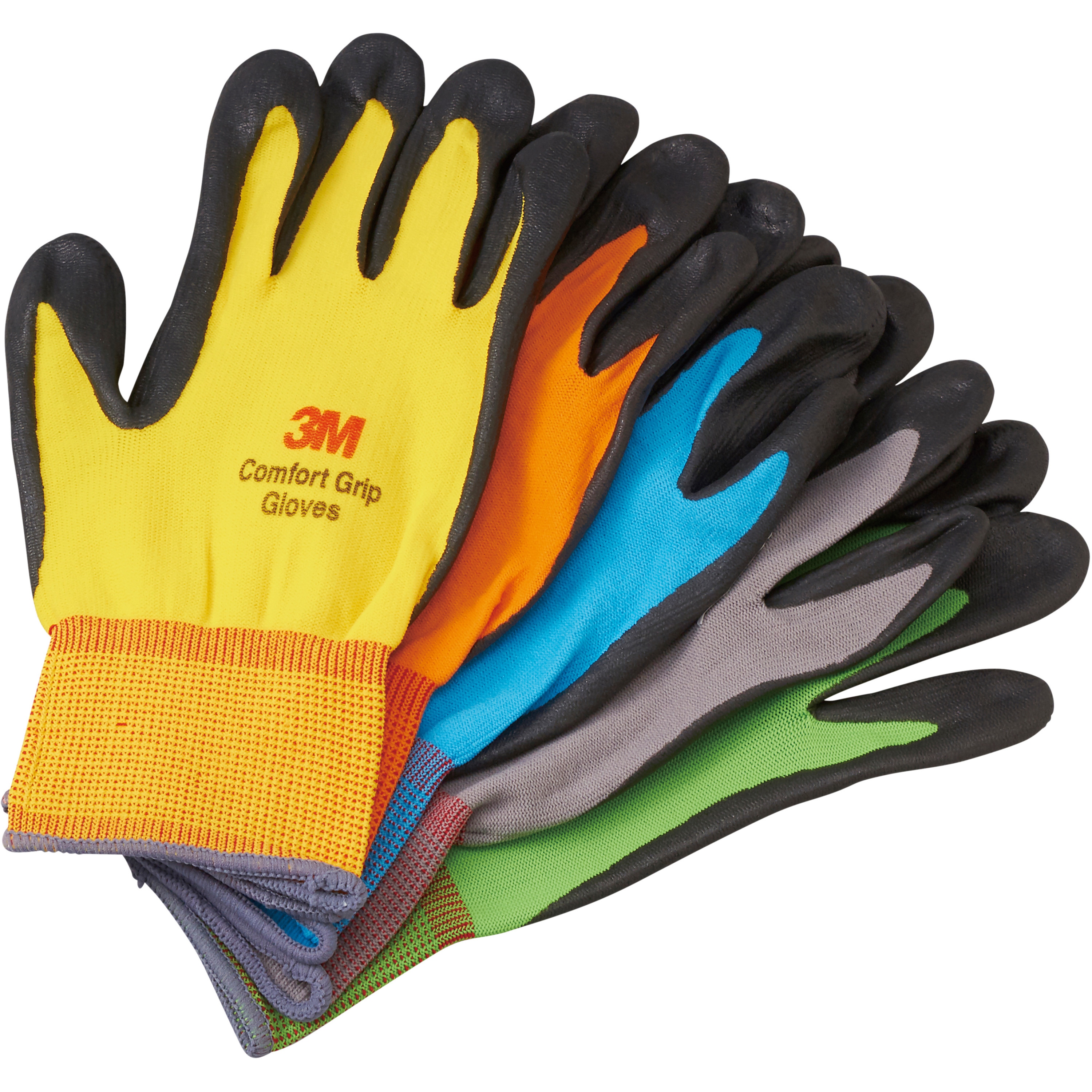 3M 一般作業用 コンフォートグリップグローブ ブルー Mサイズ GLOVE BLU M 1双 〔×20セット〕 GLOVE BLU M 3P コンフォートグリップグローブ 3双パック 3M
