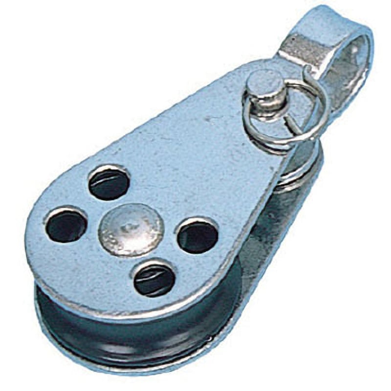 PS25 プーリーブロック スリーエッチ 荷重20kg 全長60mm車径25mm