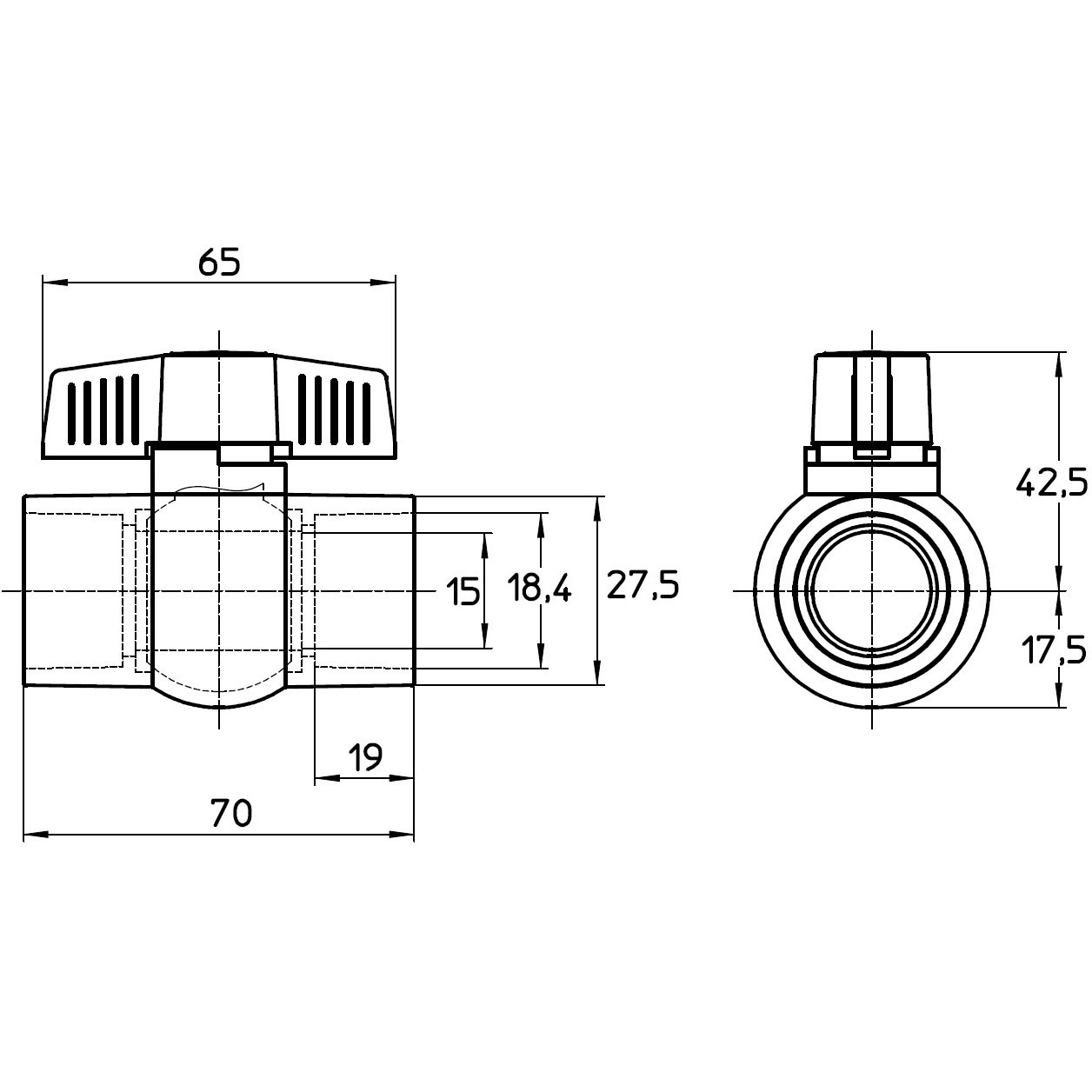 VXH62-10-ZA PVCボールバルブ SANEI(旧:三栄水栓製作所) T形