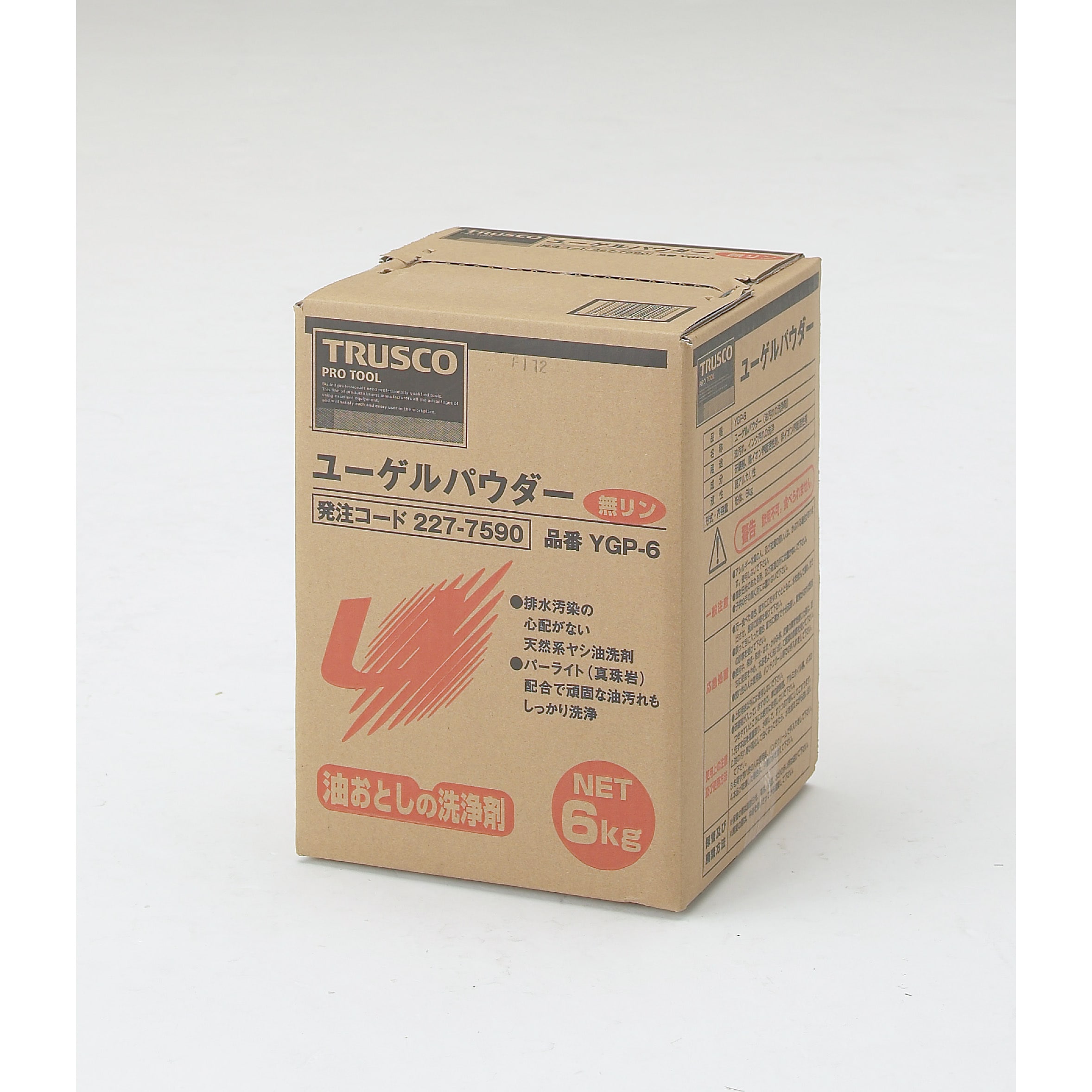 YGP-6 ユーゲルパウダー6KG TRUSCO 1個 YGP-6 - 【通販モノタロウ】