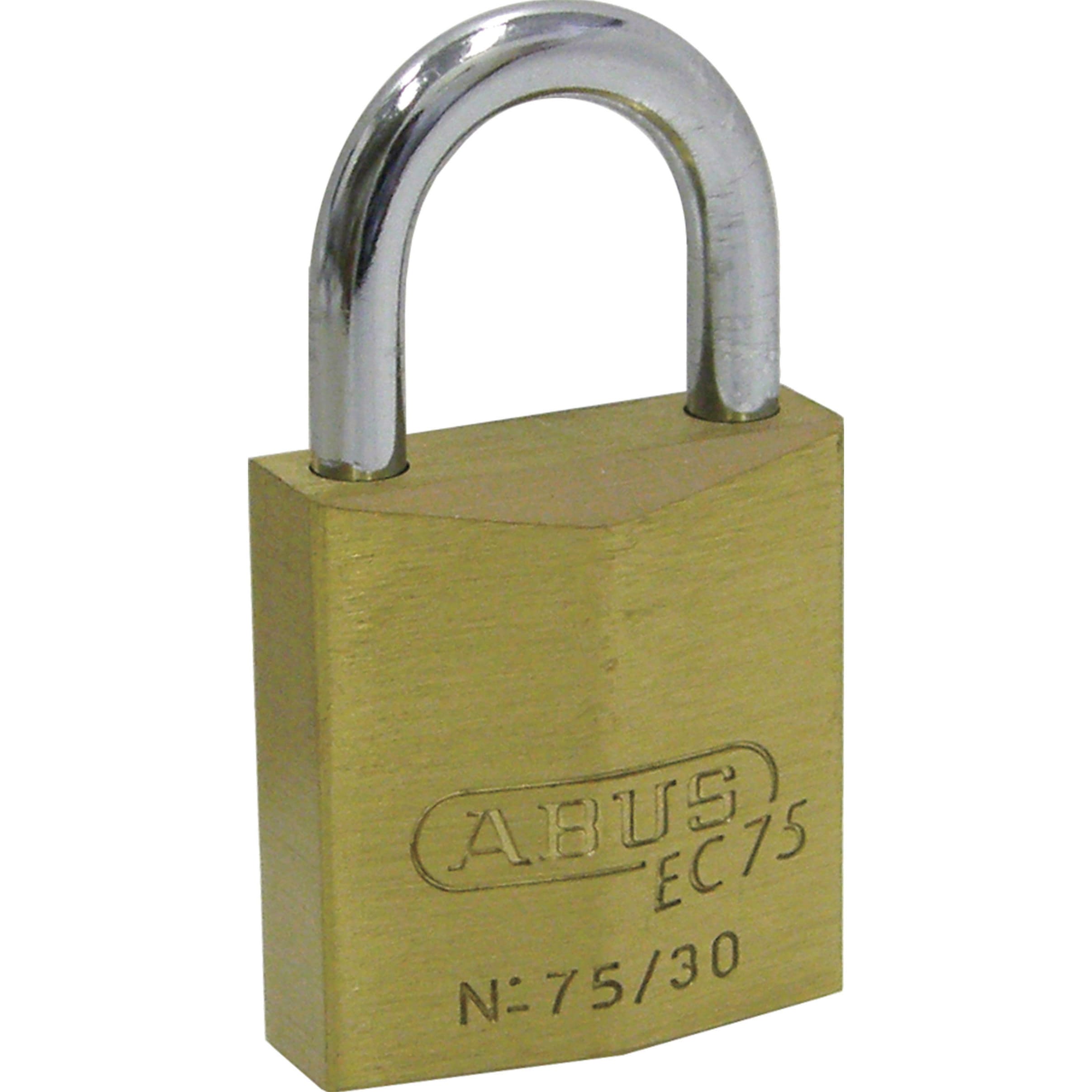 EC75-30-KD 真鍮南京錠 EC75 ディンプルシリンダー バラ番 ABUS キー式