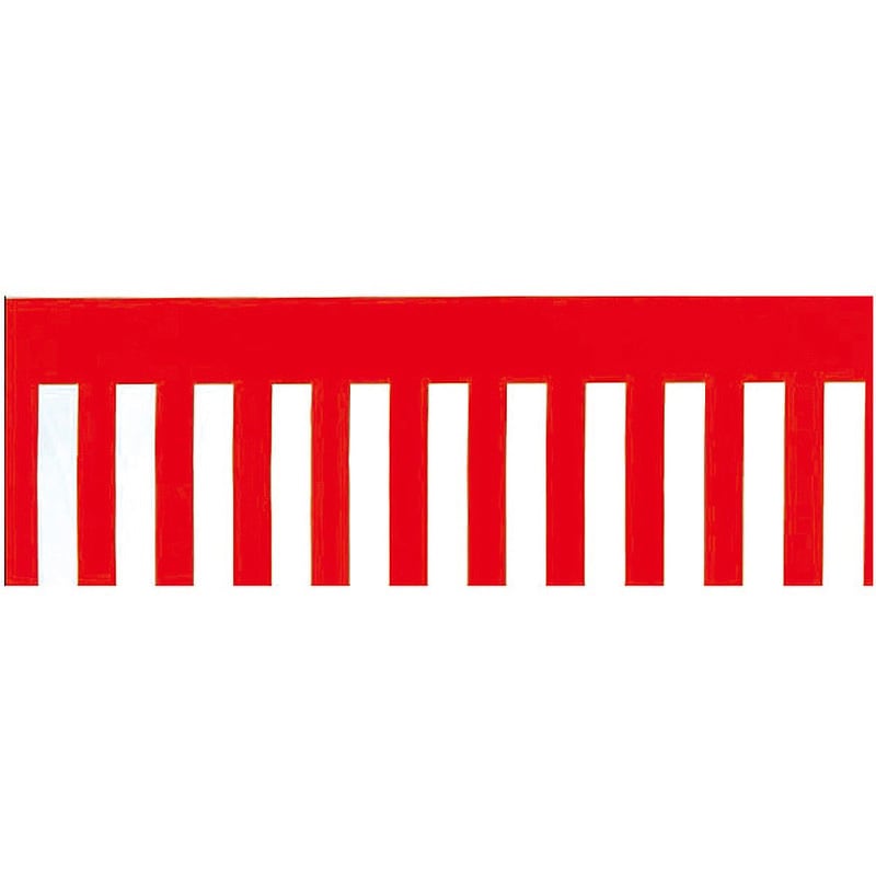PA8-8021 ビニール幕紅白幕 アルファ 高さ60cm 1本 PA8-8021 - 【通販