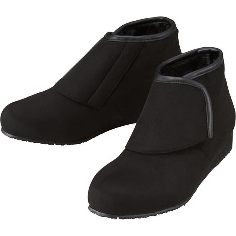 9738 防寒ブーツ リシェス 防滑ソール 婦人用 ウェルファン 作業靴 ブラック色 サイズ23cm