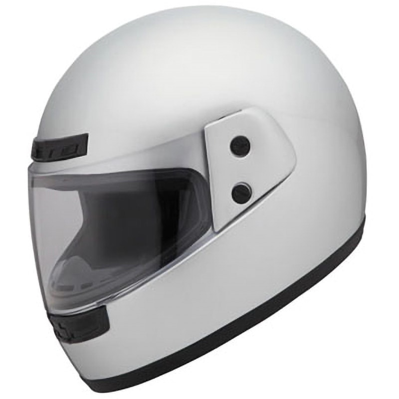 シルバー フルフェイスヘルメット バイクヘルメット フルフェイス