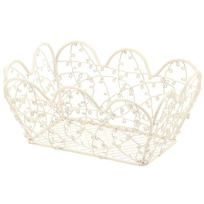 50-94 ワイヤーかご ちどり産業 アイボリー色  1セット(100個) 50-94