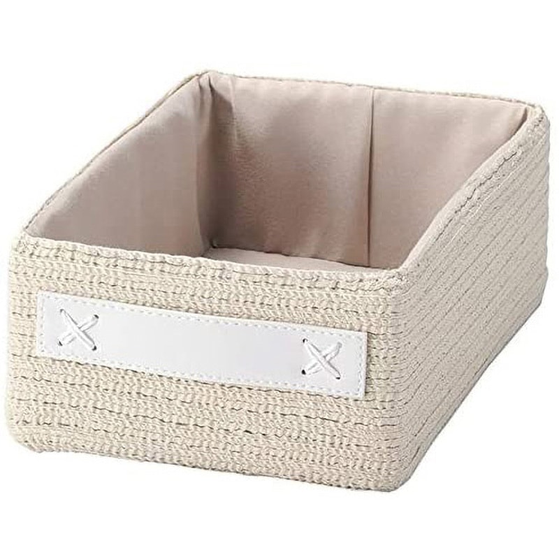 CH-420NA コットンバスケット ちどり産業 ナチュラル色  1セット(35個) CH-420NA