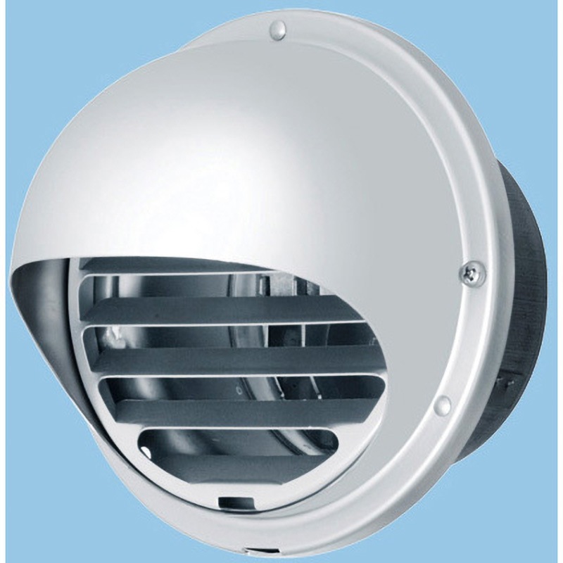 FY-MCAA082 エクステリア用部材 丸型パイプフード アルミ製 防火ダンパー付 Panasonic(パナソニック) ガラリ付 適合パイプ径呼び径200mm  FY-MCAA082