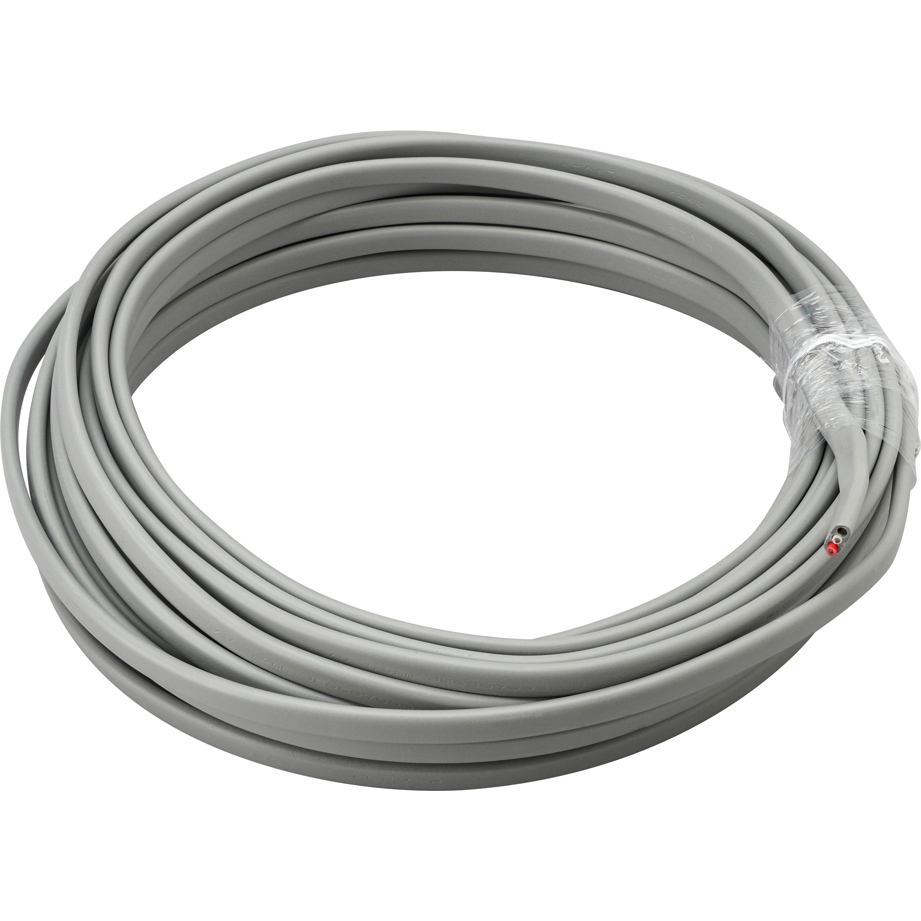 VVF1.6mmx3C 600Vビニル絶縁ビニルシースケーブル平形 VVF(単線タイプ) 富士電線工業 芯数(C)3 灰色 全長15m導体外径1.6mm