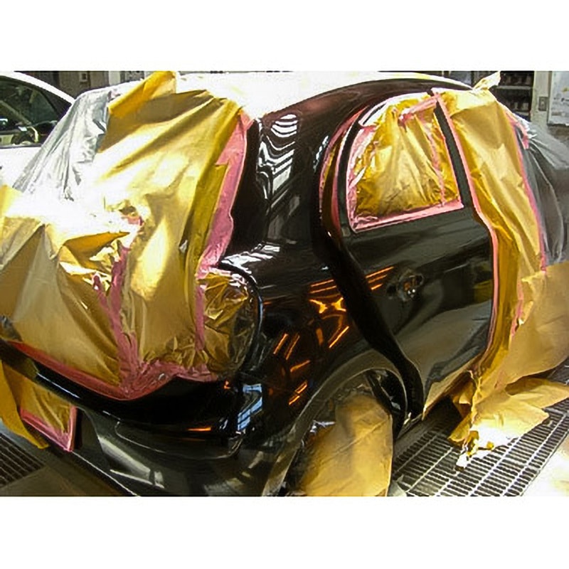 カモ井マスキングテープブルーボス40㎜４箱 BIGBOSS 車両塗装用マスキングテープ BIG BOSS カモ井加工紙