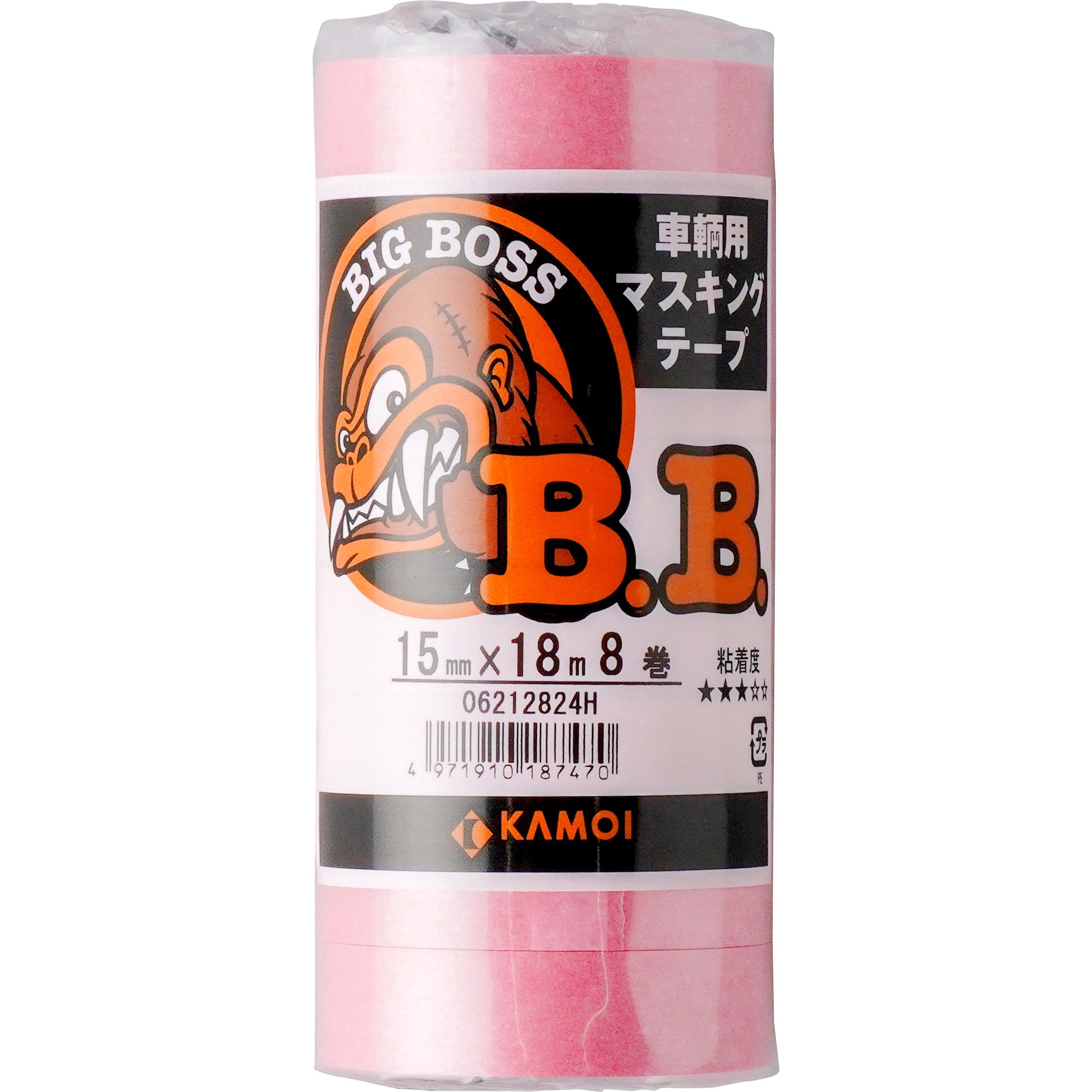 BIGBOSS 車両塗装用マスキングテープ BIG BOSS カモ井加工紙 和紙基材