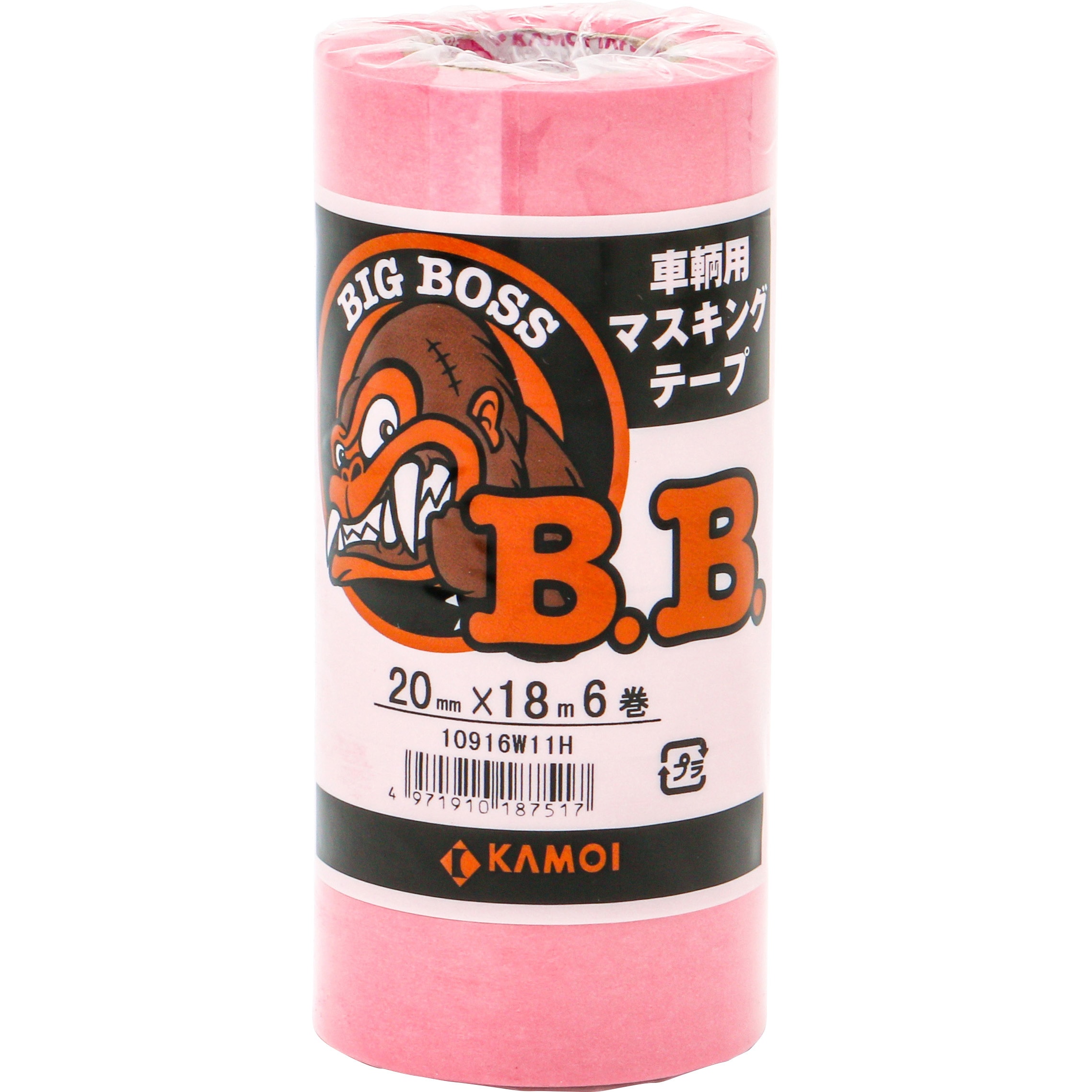 BIGBOSS 車両塗装用マスキングテープ BIG BOSS カモ井加工紙 和紙基材