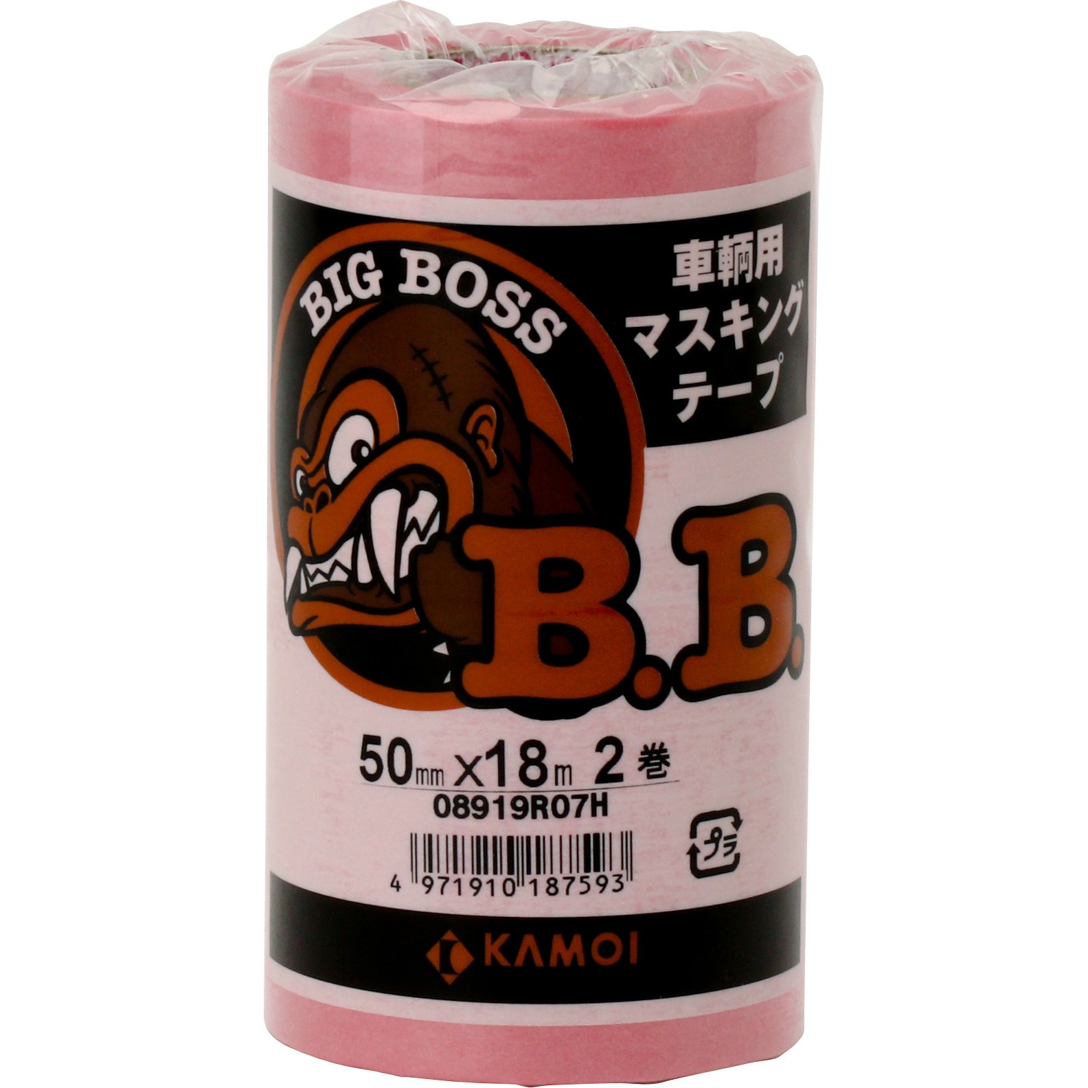 BIGBOSS 車両塗装用マスキングテープ BIG BOSS カモ井加工紙 和紙基材