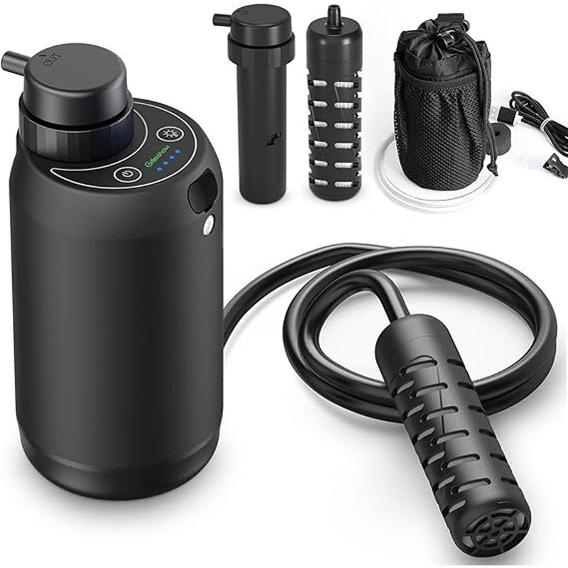 GS-2801-BK 携帯浄水器 Greeshow 1台 GS-2801-BK - 【通販