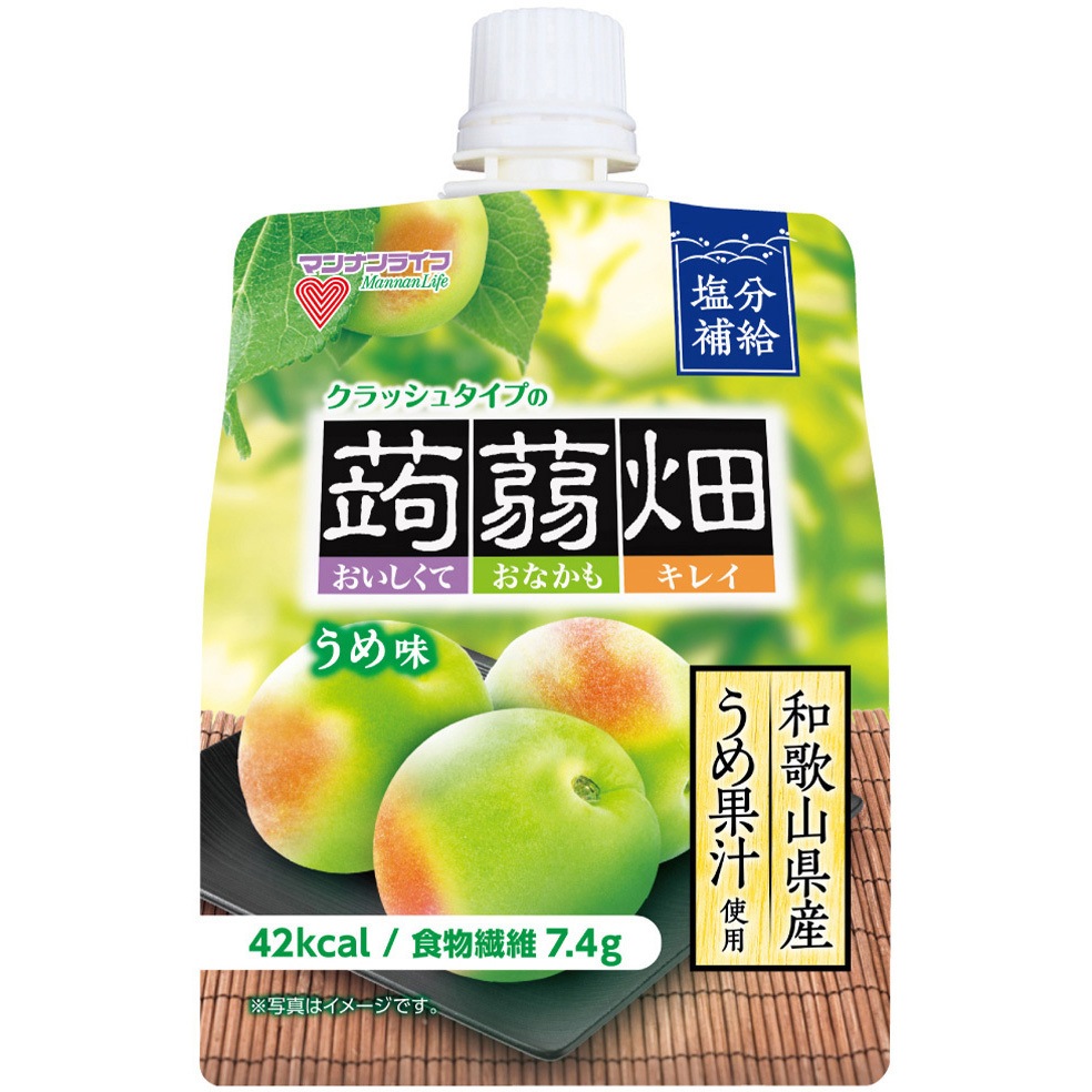 クラッシュタイプの蒟蒻畑 うめ味 1セット(150g×30個) マンナンライフ