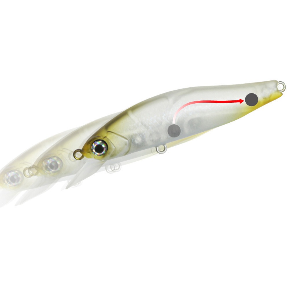 57 チャートオイカワ G.C.ミノー 55SR-F 一誠(イッセイ) 自重4g #57