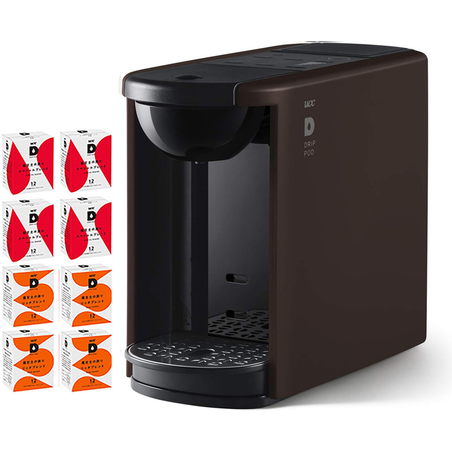 DP3(T)+UCC リッチブレンド&スペシャル 96杯 カプセル式コーヒーメーカー ドリップポッド DRIP POD コーヒー鑑定士の誇りアソートBOXセット 1セット UCC(上島珈琲) 【通販モノタロウ】