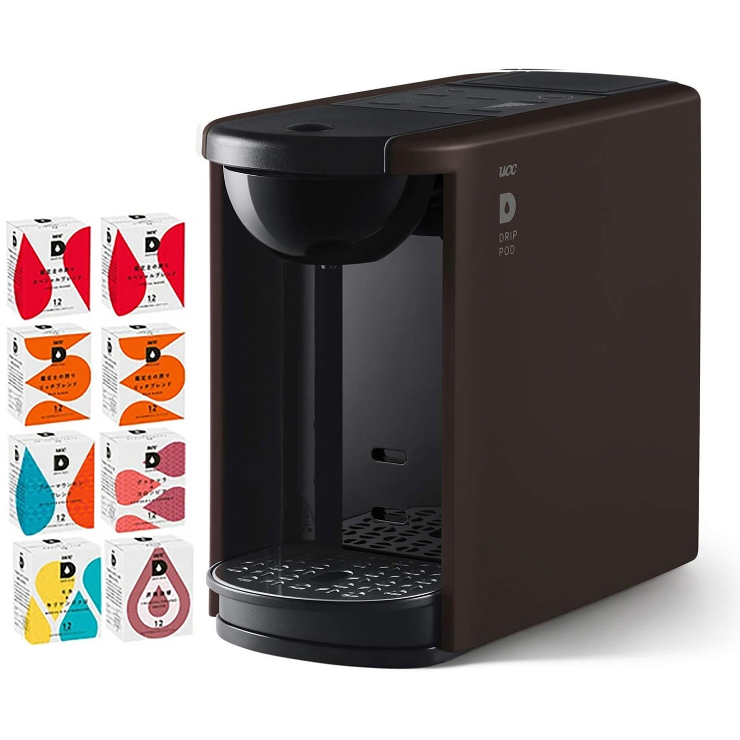 DP3(T)+UCC コーヒーセレクション 96杯 カプセル式コーヒーメーカー 