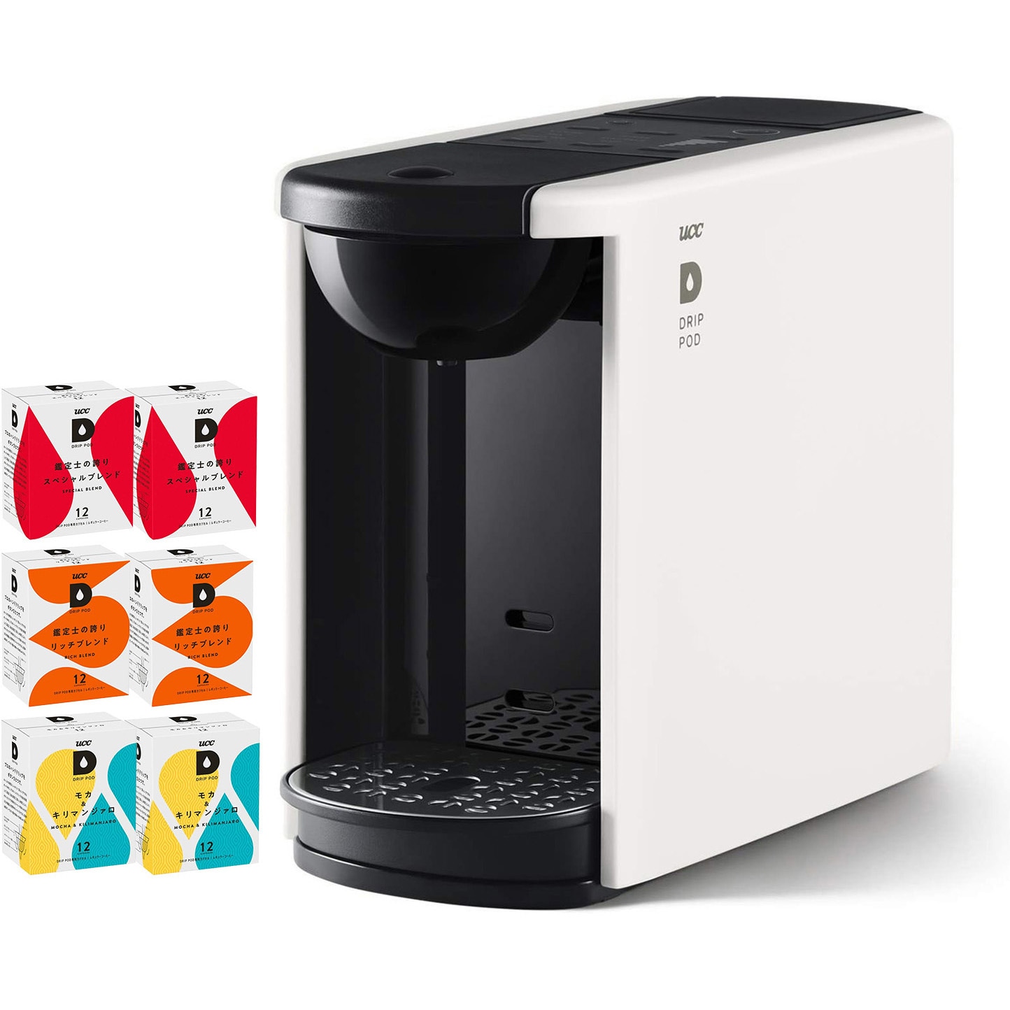 Amazon.co.jp: UCC(ユーシーシー) ドリップポッド 一杯抽出 コーヒーマシン カプセル式 DP3 700ml ブラウン :  ホーム＆キッチン 【新品】UCCドリップポッド コーヒーマシン カプセル式 DP3 ブラウン