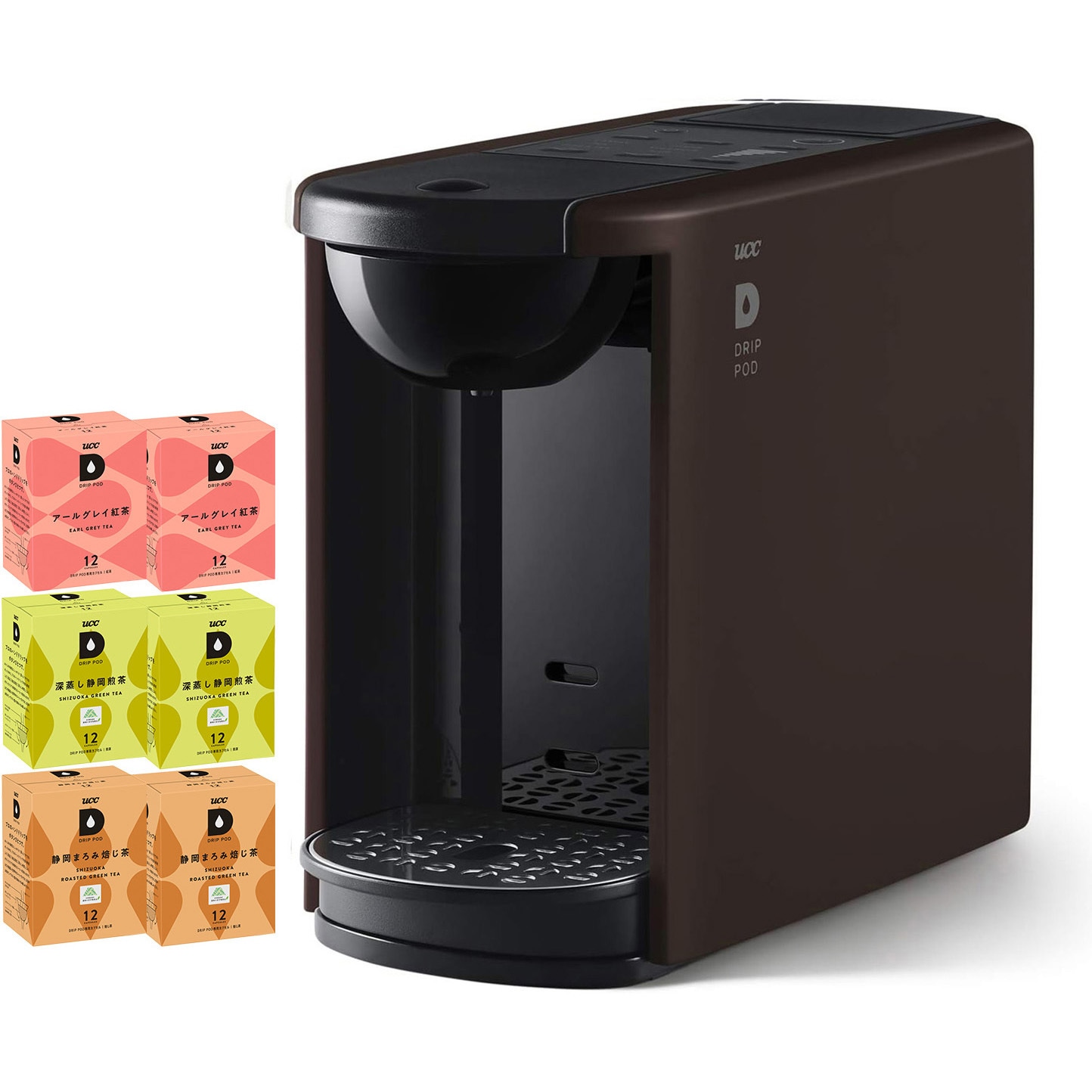DP3(T)+アソートBOX 6箱 ティーセット カプセル式コーヒーメーカー 