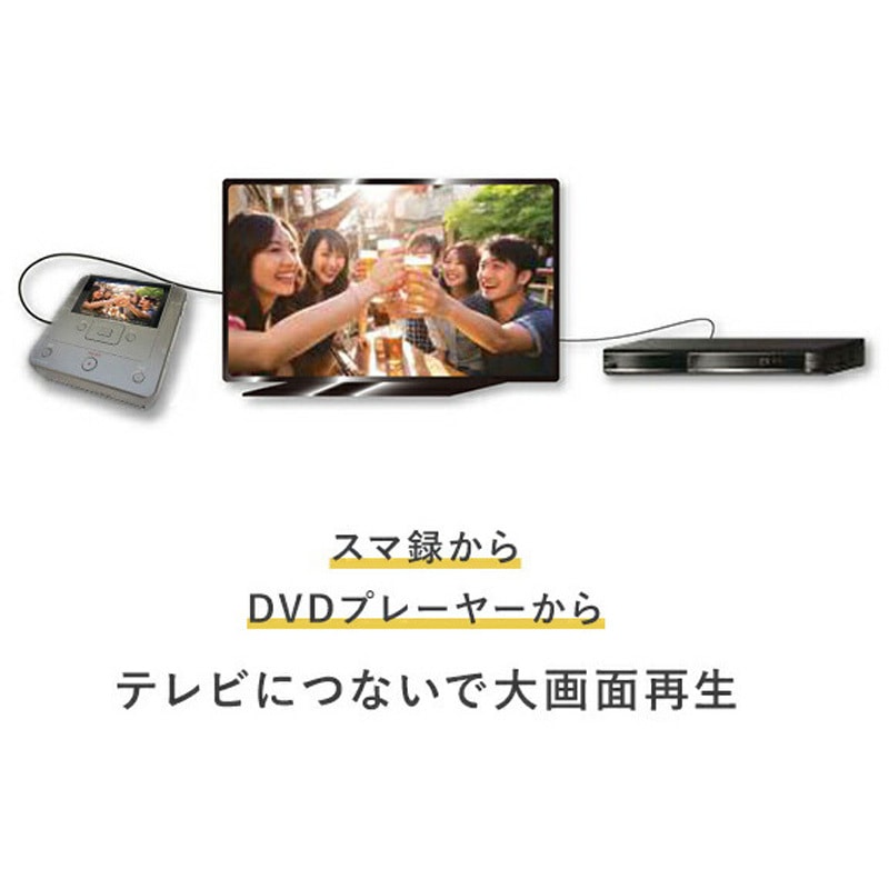 【新品未開封】パソコン要らず！録右エ門ⅱ スマホかんたんスマ録 DMR-0820 楽天市場】とうしょう メディアレコーダー パソコン要らず 録右