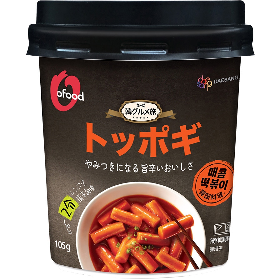 トッポギ(カップ) 1セット(105g×3個) O'food 【通販モノタロウ】