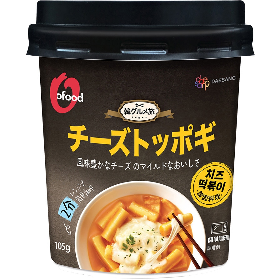 チーズトッポギ(カップ) 1セット(105g×6個) O'food 【通販モノタロウ】
