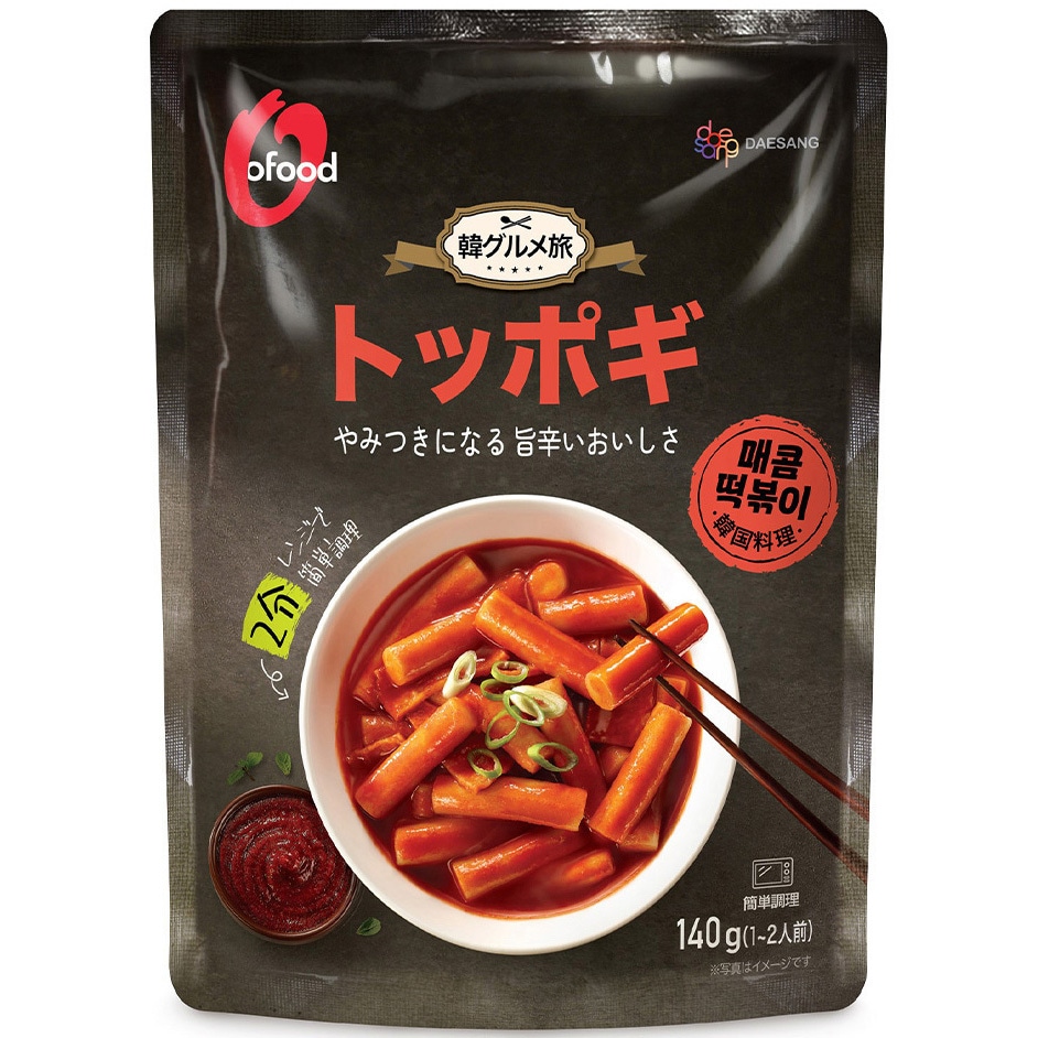 トッポギ(パウチ) 1セット(140g×5個) O'food 【通販モノタロウ】