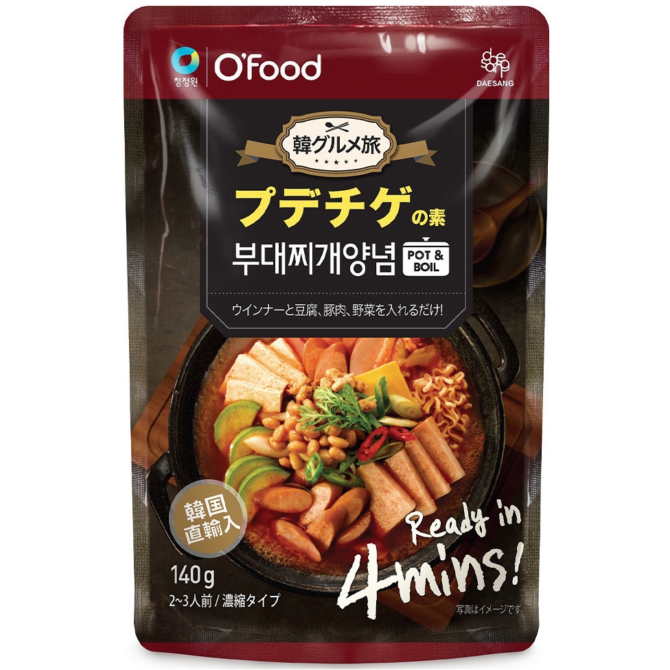 料理 | 韓国料理 アックジョンロデオ 難波店 【Sempio】プデチゲ 450g (2人前) 本場 韓国食品 レトルト スープ セムピョ (12個(ケース), プデチゲ)