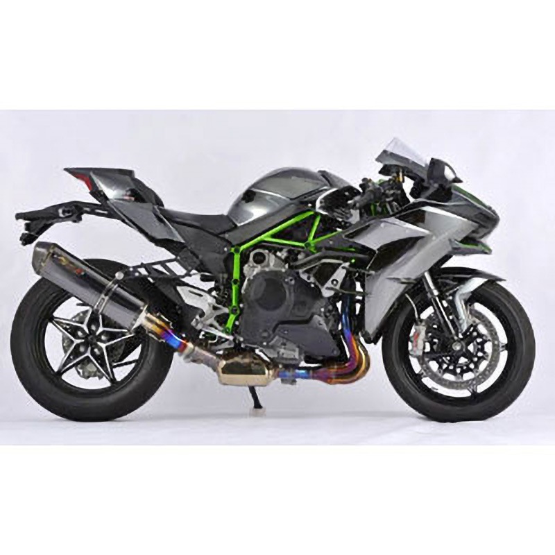 NT640SLCD-CLK LOCK-ON(DLC) スリップオン チタンテールパイプ/チタンサイレンサー+カーボンエンドキャップ ブラック(DLCコーティング) 1セット NOJIMA ENGINEERING 【通販モノタロウ】