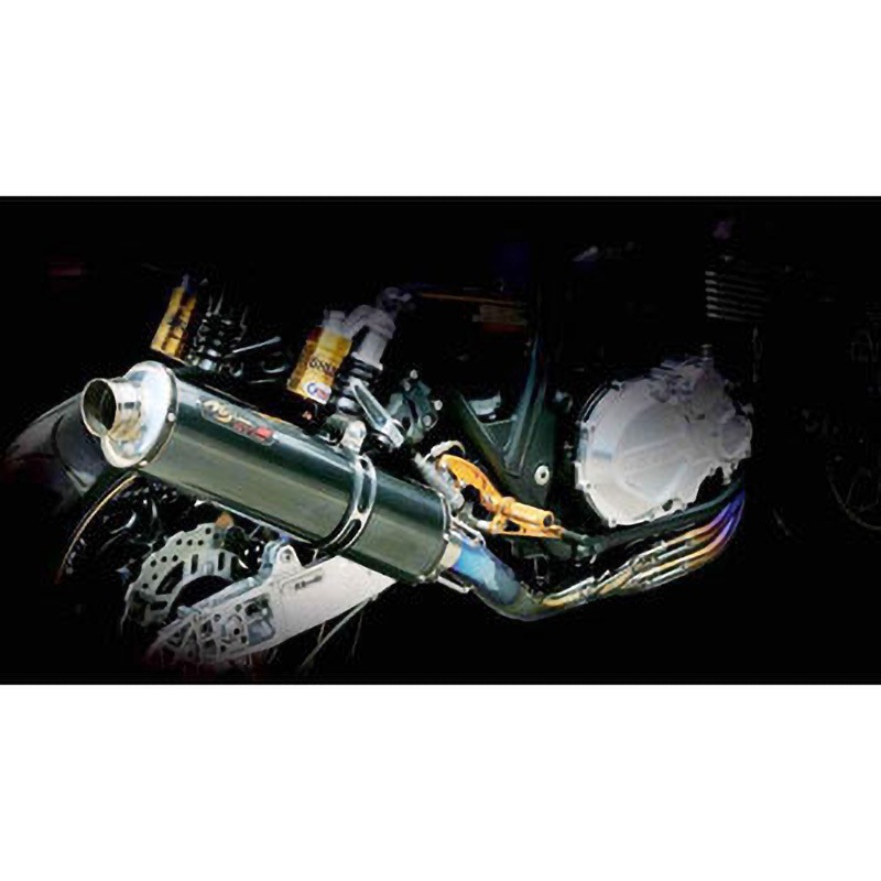 NTX608GTD-CL DLCチタン フルエキゾースト 4-1SC(スパイラルコレクター) チタンエキゾーストパイプ/チタンサイレンサー ブラック(DLCコーティング) 1セット NOJIMA ENGINEERING 【通販モノタロウ】