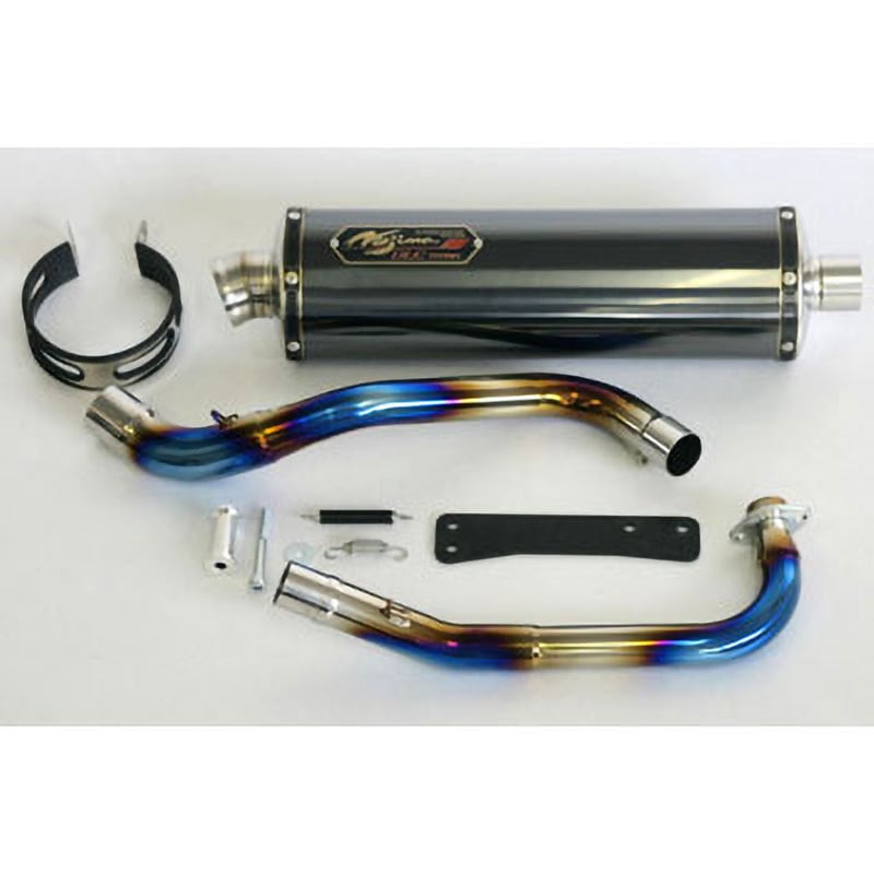 NT026GTD-CLK DLCチタン フルエキゾースト 1-1 チタンエキゾーストパイプ/チタンサイレンサー ブラック(DLCコーティング) 1セット NOJIMA ENGINEERING 【通販モノタロウ】