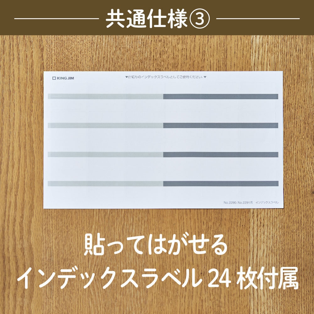 2291-BK サクッと整理!ドキュメントファイル(オープンタイプ