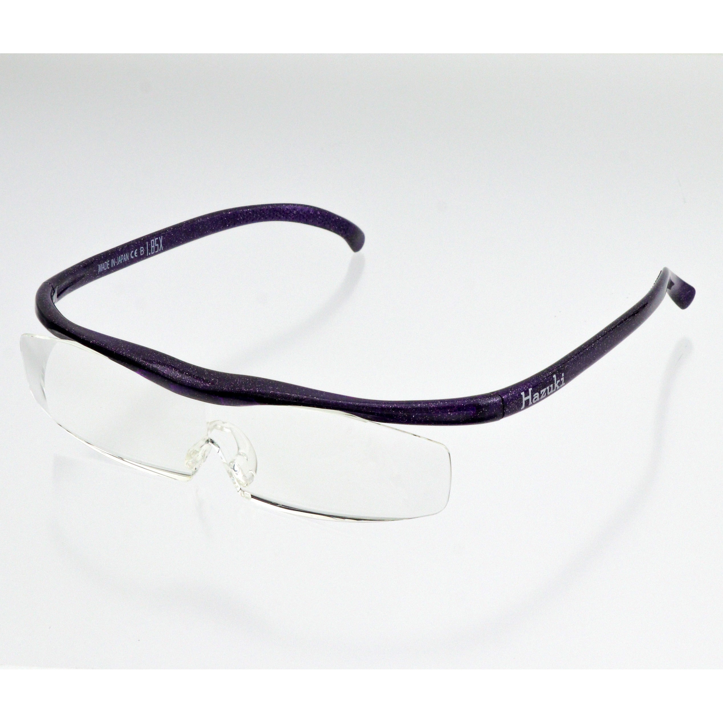Hazuki ハズキルーペ コンパクト 1.85倍 クリアレンズ 紫
