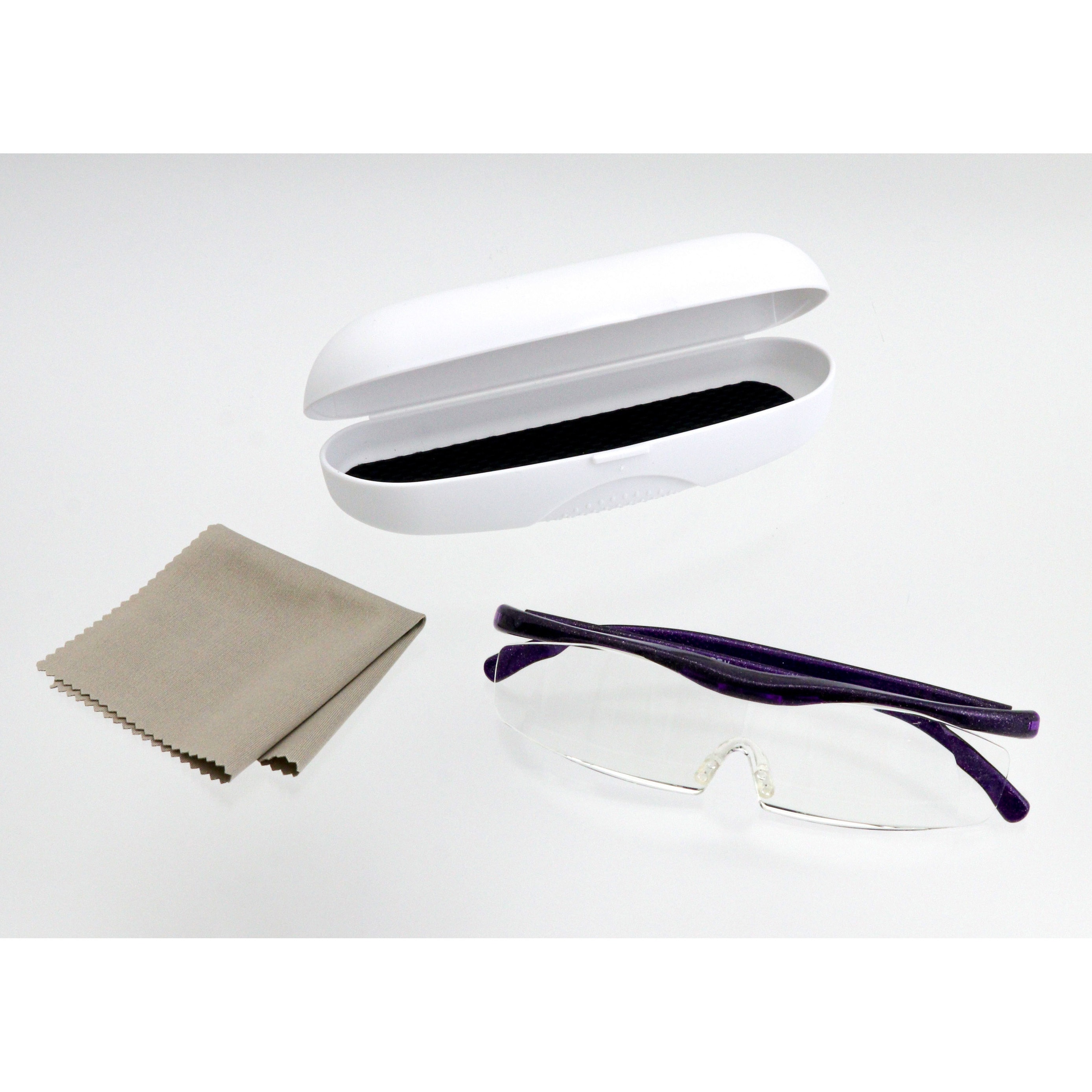 Hazuki Company クールクリアレンズ 1.6倍率 ハズキルーペ 紫 | ヤマダ