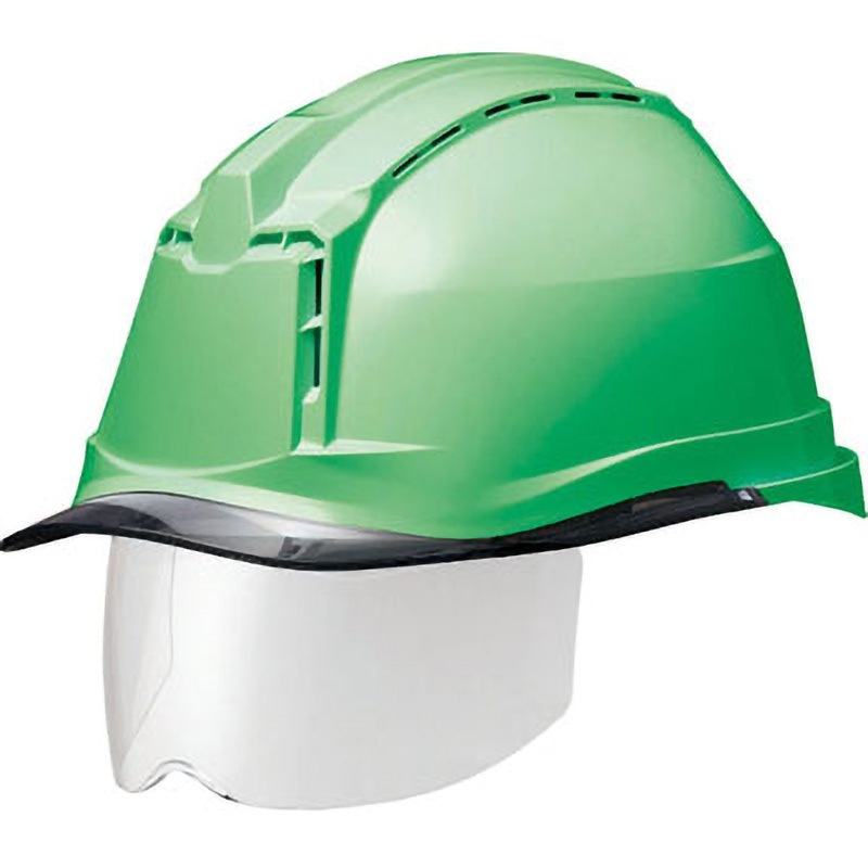 SC-19PCLVSRA3-ALPHA ハイスペックモデル(ワイドシールド付) SC-19PCLVSRA3α ミドリ安全 グリーン/スモーク色