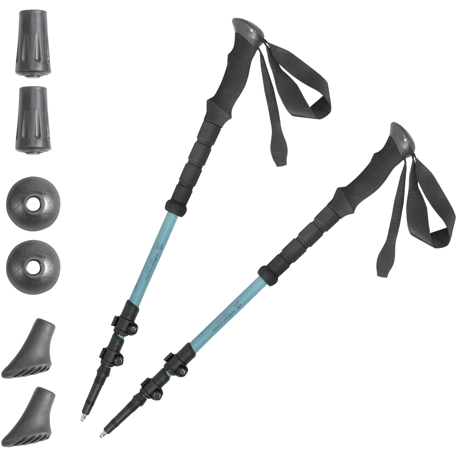 TR3031bl トレッキングポール (アルミ)125cm 2本セット Northern