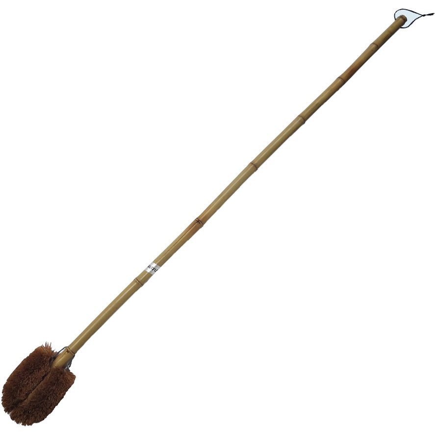 たわし④ ロング竹柄付きたわし 八ツ矢工業 全長105cm 【通販モノタロウ】