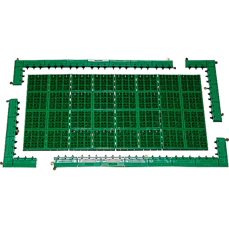 サンワードマット縁付き 八ツ矢工業 緑/グリーン色 寸法52×82cm