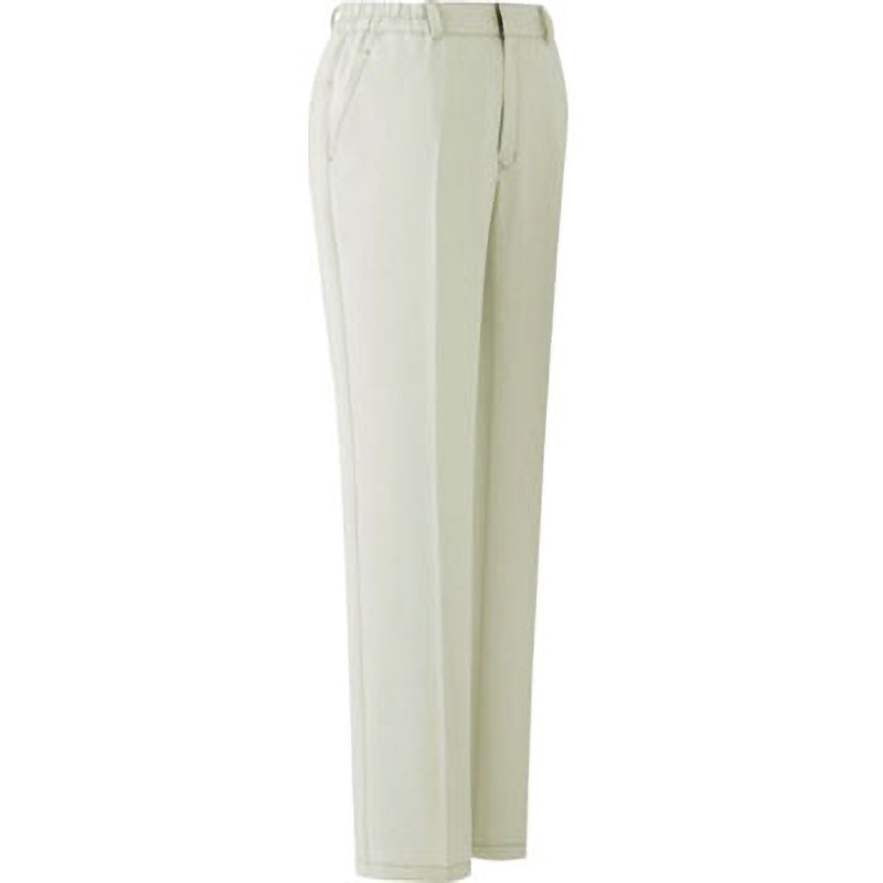 VEL520SITA ベルデクセル 交織ストレッチ 女子パンツ VEL520下 ミドリ安全 アイボリー色