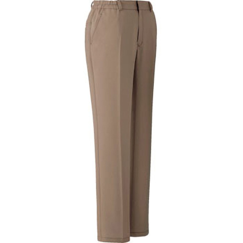 VEL524SITA ベルデクセル 交織ストレッチ 女子パンツ VEL524下 ミドリ安全 ブラウン色 サイズ9