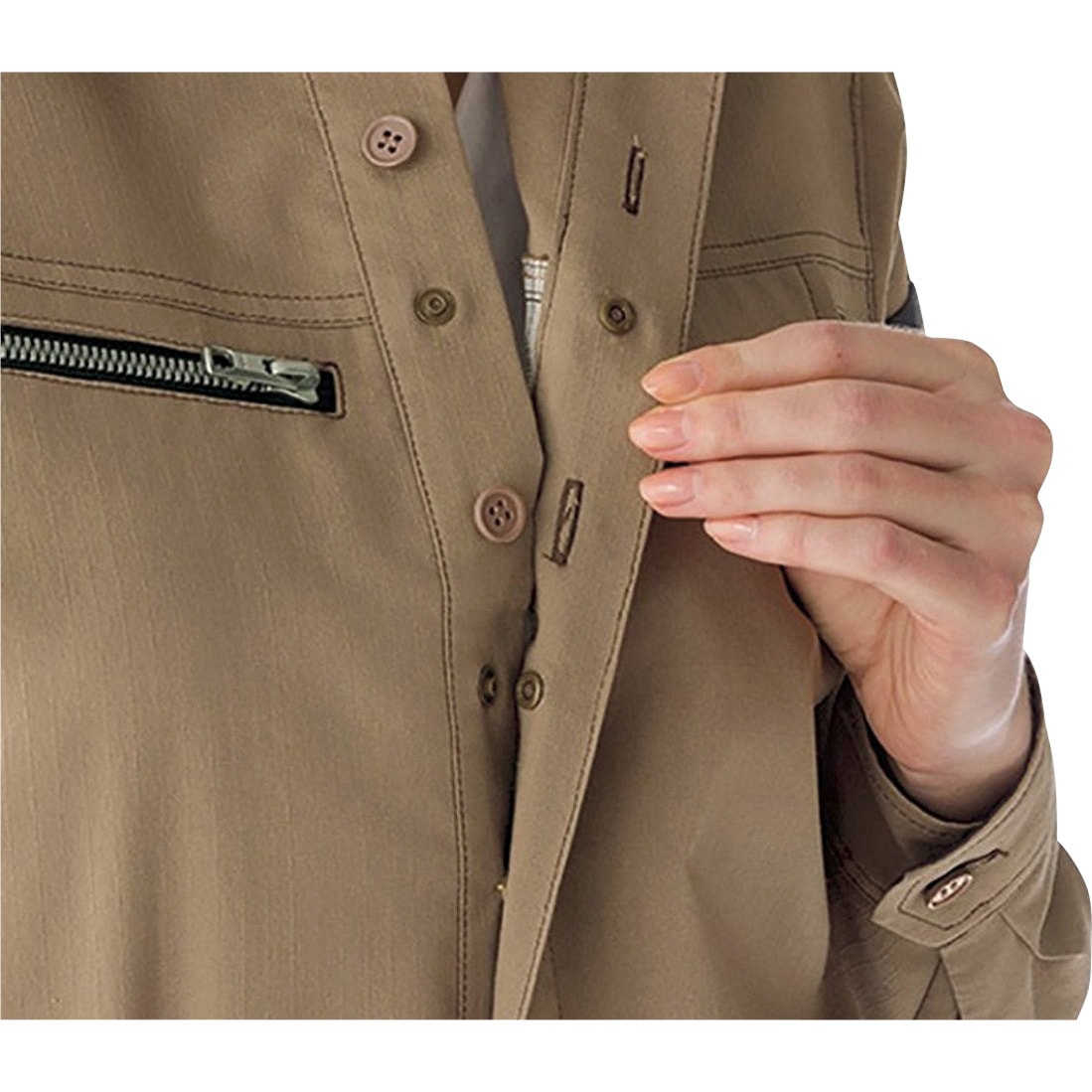 VELS2539UE ベルデクセル 交織ストレッチ 女子シャツ VELS2539 上