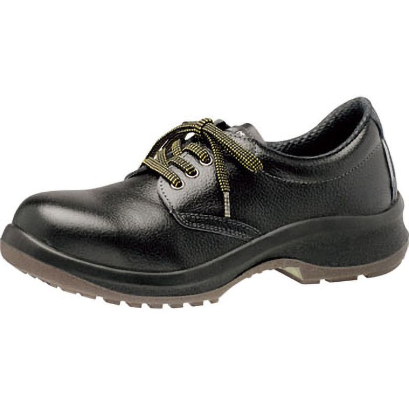 LPM210S 女性用静電安全靴 プレミアムコンフォートシリーズ LPM210静電 ミドリ安全 革靴 紐タイプ ブラック色 サイズ21.0cm足幅3E