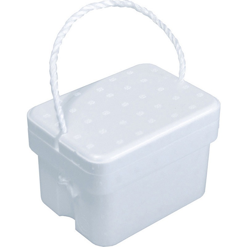 EPSC-L3-32 発泡スチロール保冷箱ひも付き 60サイズ ホワイトバリーン 1式(32個) EPSC-L3-32