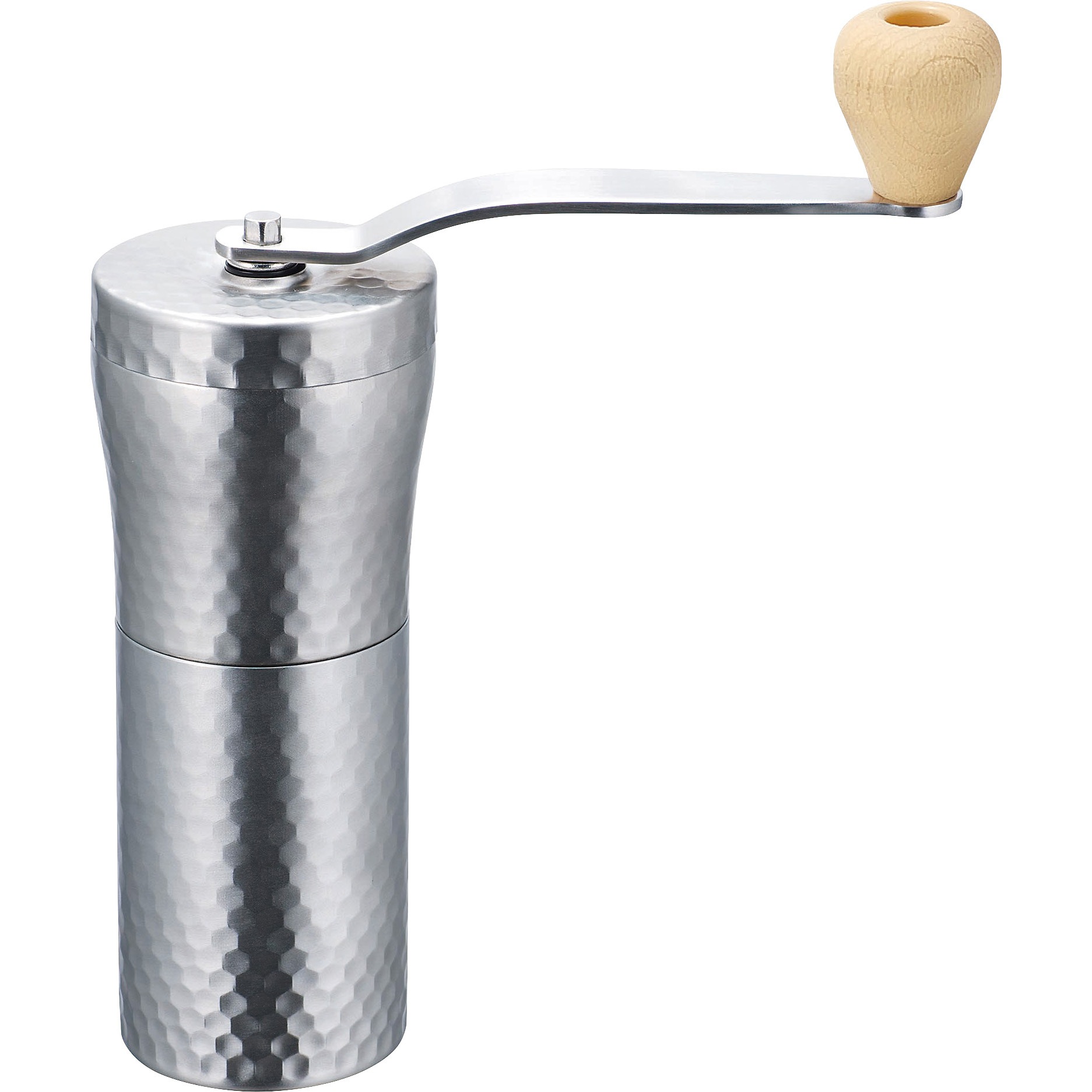 MI-031 コーヒーミル 川崎 シルバー/ブラック色   MI-031