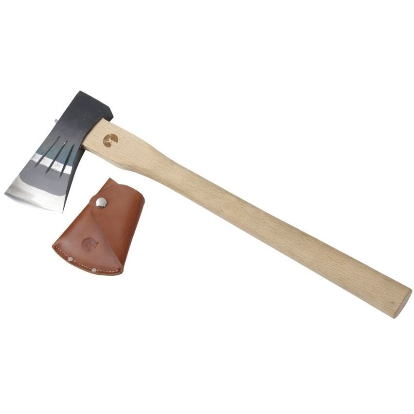 UM-9 全鋼小斧 ロングストレート450 レザーカバー付 1個 CAPTAIN STAG 【通販モノタロウ】