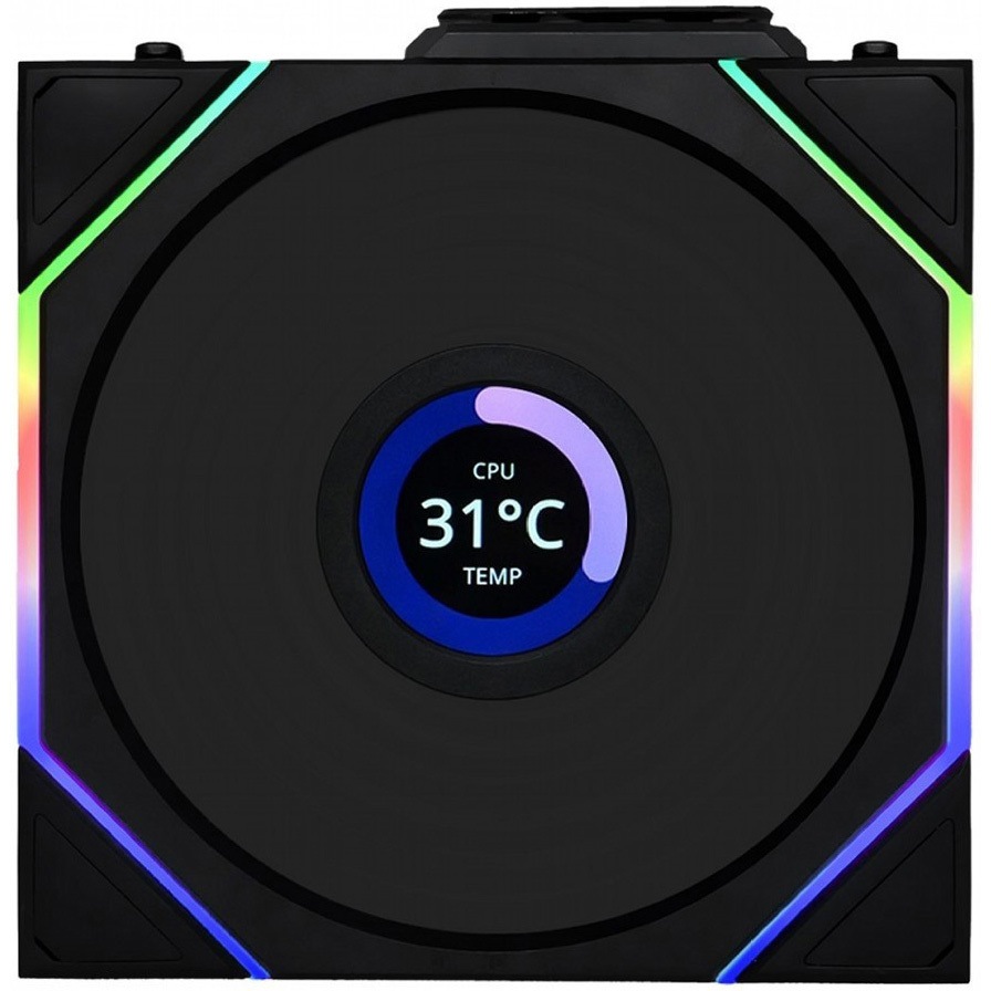 UF-RS-TL140-LCD-WLS-1B 140mmLCDリバースケースファン 1個 LIAN LI 【通販モノタロウ】