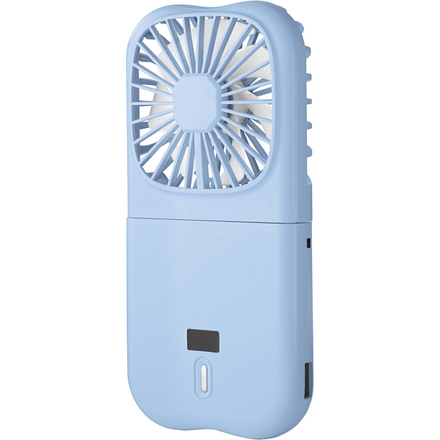 LN-FANH01BL バッテリー機能つき4WAYハンディファン スマホ充電可能
